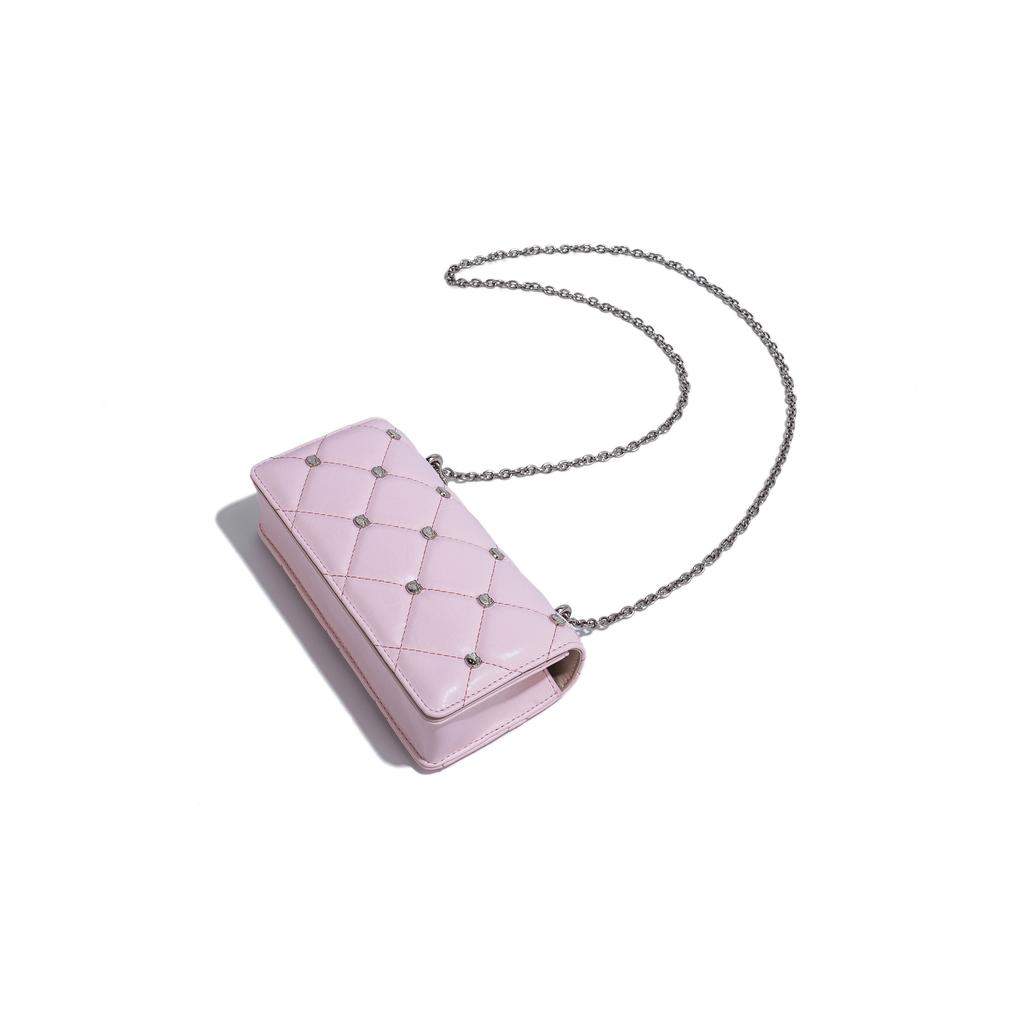 New Sanrio Hello Kitty Hello Kitty PU Shoulder Bag Regular Women's Pink/White/Black SHHF41065