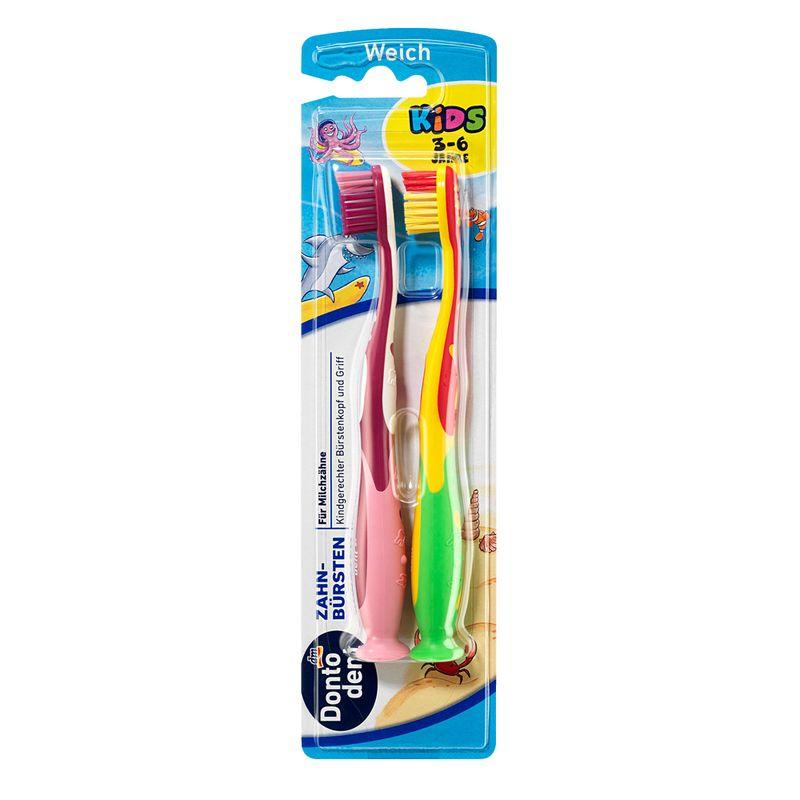 Dontodent Children s Toothbrush, 2-pack (Ages 3-6)