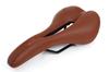 FORCE Bicycle Saddle GEL Saddle Comfort Perforated Brown 140mm Wide X 275mm Long