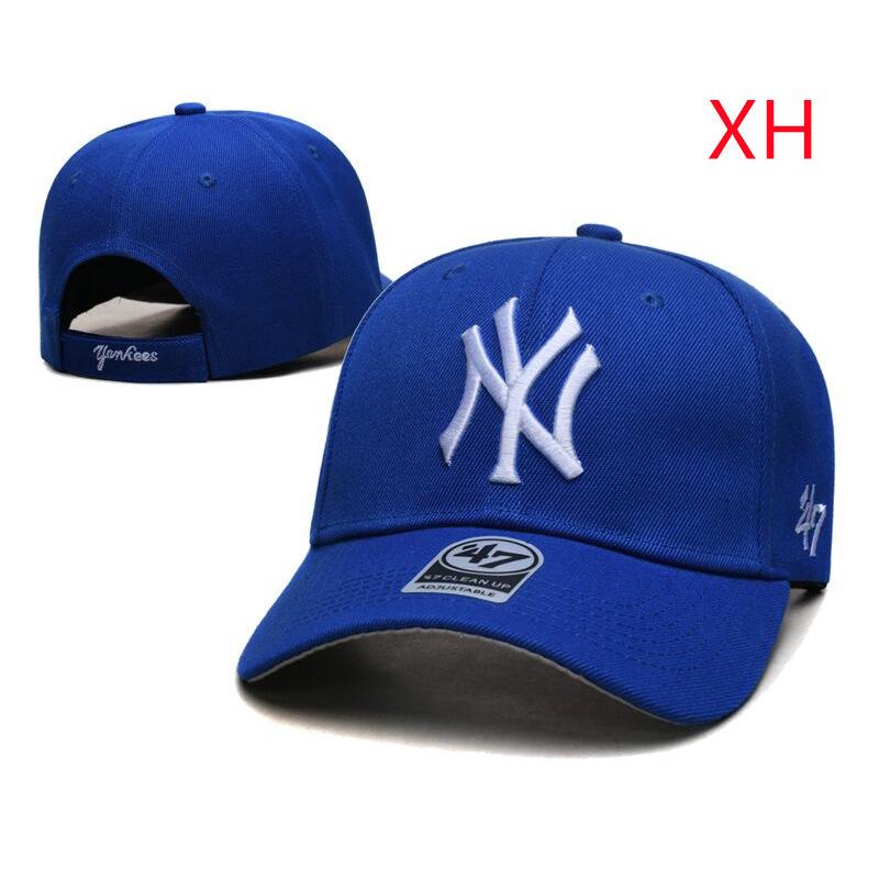 Berretto da baseball unisex 47Brand NY/LA ricamato con visiera rigida - Multicolore