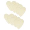 PATIKIL Set of 8 Crochet Basket Wooden Bases for Bag Handmade Crochet Craft Supplies Heart-Shaped Bases, 25x25cm, Making, Baskets, Bags,