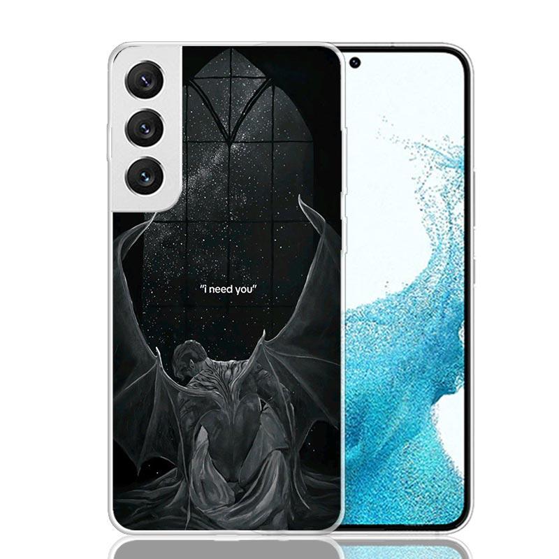 A Court Of Mist And Fury Phone Case For Samsung Galaxy S26 Ultra S23 S24 S25 Edge S20 FE S21 S22 Plus Soft Print Shell Cover Fun