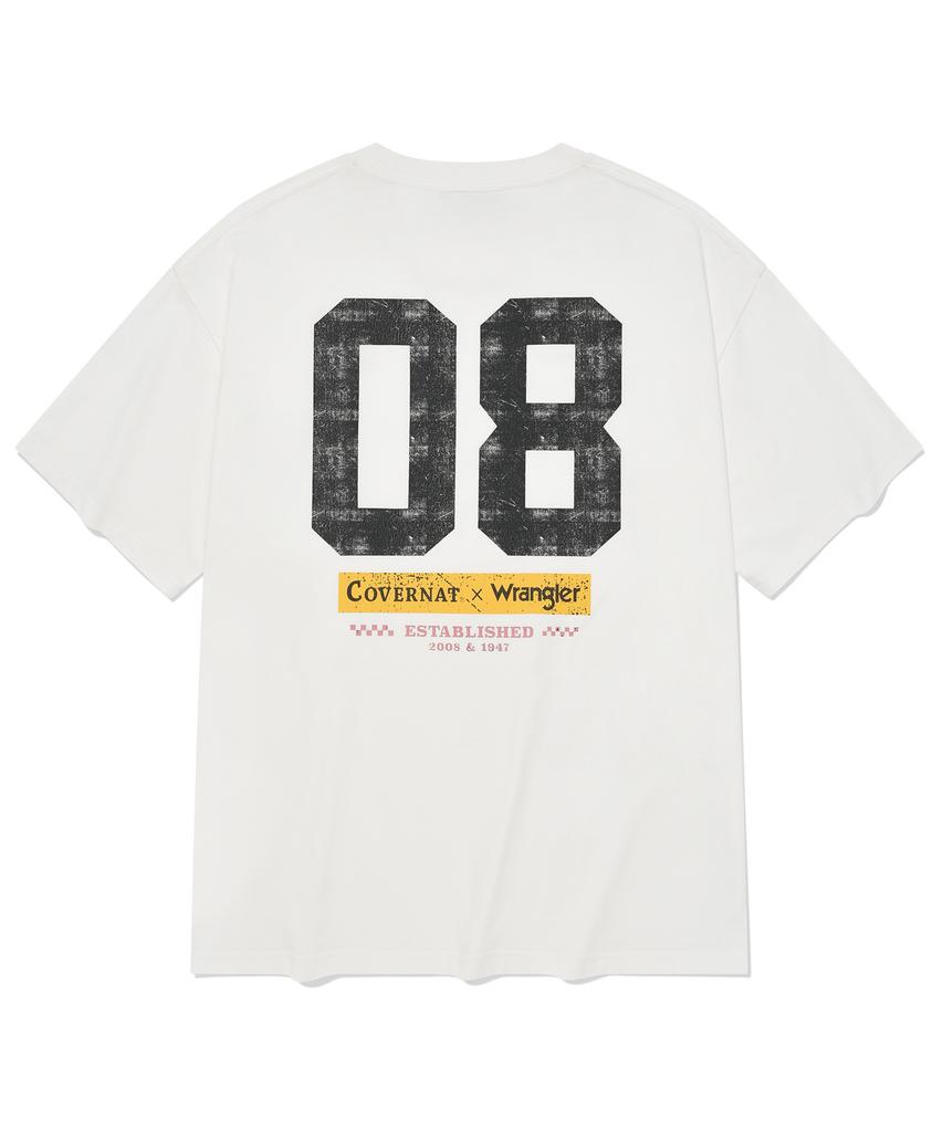 COVERNAT [Covernat X Wrangler] 08 Vintage T-Shirt White