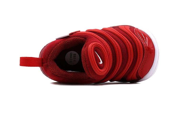 Nike Dynamo Freie Abriebfeste Niedrige Kleinkindschuhe Weiß Rot Säugling und Kleinkind 343938-621