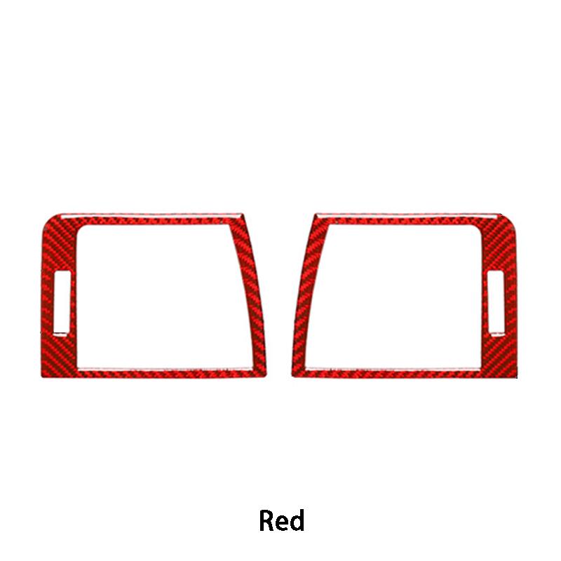 

Декоративные наклейки из углеродного волокна, левые/правые воздухозаборники, накладка, Стайлинг автомобиля для автомобиля BMW 3 серии E46 1998-2004 гг. красный