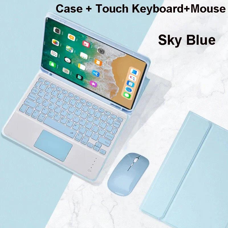Custodia per iPad 5a Generazione 6a Generazione 9.7 Pollici, Custodia con tastiera Bluetooth per iPad Air 1 Air 2 Pro 9.7 Pollici Copritastiera Funda