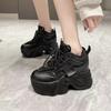 Korean Version of Internet Celebrity Dad Shoes Women's Height Increase Platform Versatile 2025 Autumn New Small Casual Sports Shoes Tide