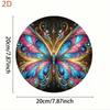 Vintage Butterfly Mandala Metal Wall Art Rustic Home Decor Gift