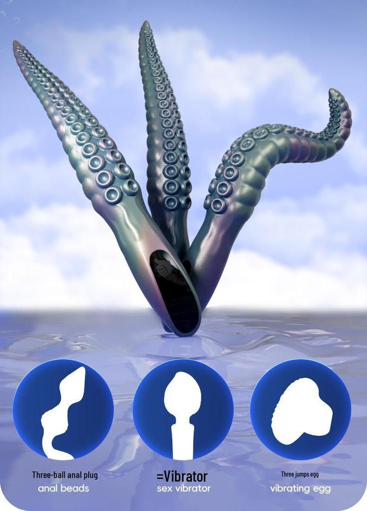 Yun Man Octopus Whip Anal Plug Prostate Massager for Men