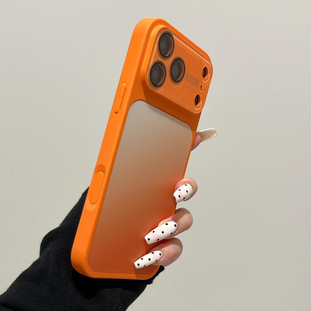 Gradient Color Block Case for iPhone 17 Pro Max, 16 Pro, 14/15 - Full Coverage, Instant Change