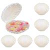 30Pcs Seashell Candy Boxes For Adults Mermaid Theme Gift Containers Small Candy Storage Party Favors Birthday Shower Decor