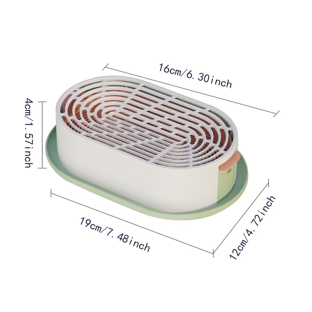 Pet Cat Grass Planter Box With Drain Holes Multifunctional Hydroponic Planting Tray Greenhouse Wheatgrass Growing Pot