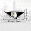 DS81#30x11.5cm  Creative Car Sticker White 3d Pet Dog Accessories Vinyl Car Styling Cover Scratches