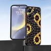 Funda Back Phone Cover Case for Xiaomi Redmi Note 14 14C 9S 12 13 Pro Plus 13C 10 A4 11 Leopard-patterned Sunflower