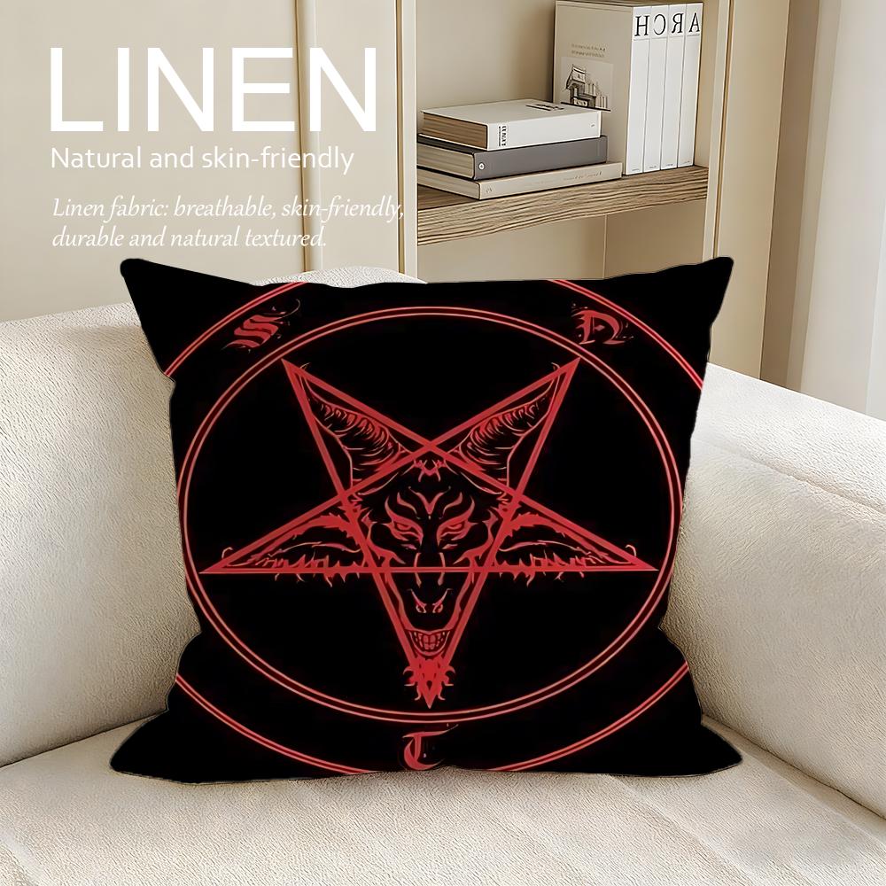 Art Pentagram Cushion Cover Pillowcase Set Pcs x x Breathable Washable Sofa Cushion Cover