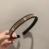 Koreanischer Stil Strass Nicht-Rutschfester Haarclip und Stirnband mit Zähnen - Haaraccessoires für Erwachsene