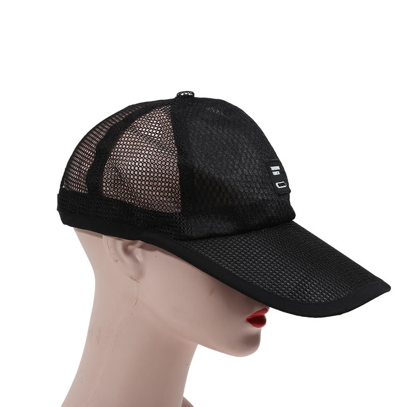 Men's Mesh Baseball Cap Summer Sun Hat Breathable Quick Dry Outdoor Sport Caps with Sweatband for Fishing Golf