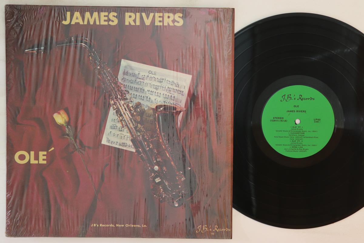 

LP Record JAMES RIVERS Ole LP103 J.B.S 1978 US Jazz Used