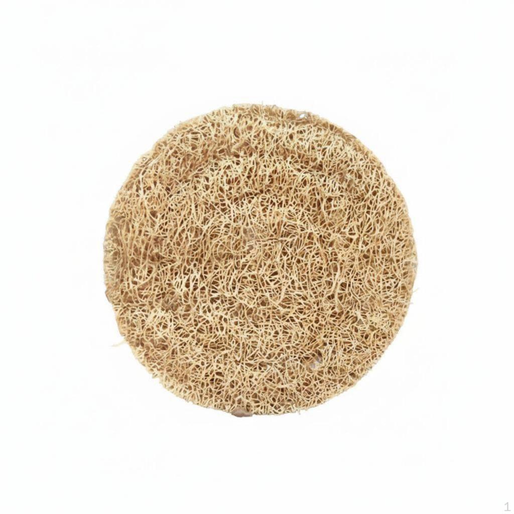 Natural Luffa Tea Mat, Mug Pad, Pot Soft, Breathable, Multiple Sizes, Heat