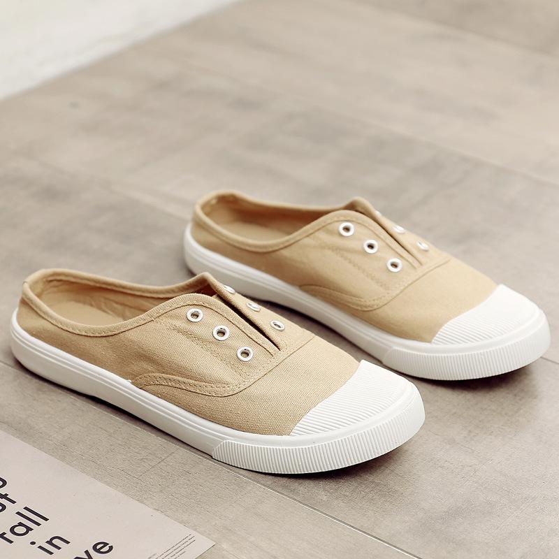  Spring New Canvas Shoes Women Men Couple Casual Sneakers fashion Flat Slip On Student Korean Style