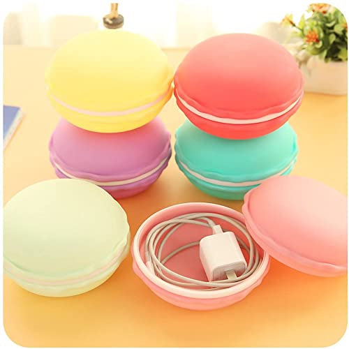 DBMART 6-color Set Two-in-one Realistic Macarons Food Samples Small Storage Pouch Bread Sweets Vegetables Fruits Display Toy Exhibition Promotional