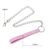 Sexy Collar Hand Holding Rope Metal Chain with Hook with Bracelet Adult Toys