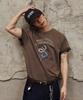 VETEZE Bgbb Snake Garment Dyed Half T (Brown)