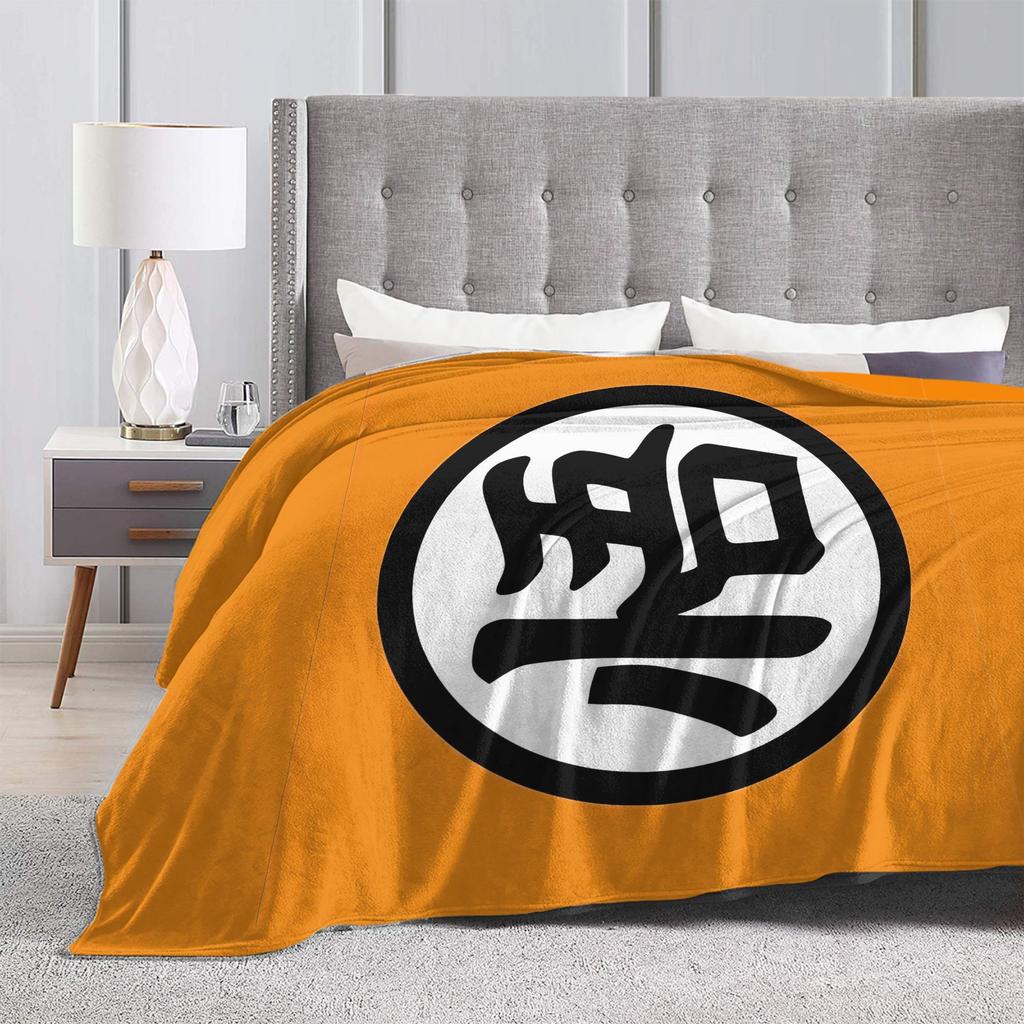 Goku DBZ Flannel Throw Blankets Blankets for Bedding Outdoor Super Warm Bedroom Quilt,