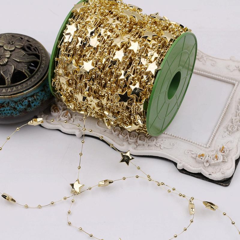 Faux Pearl Fringe Chain Artificial Pearls String DIY Handmade Jewelry Accessories Bridal Hair Accessories Bouquet Decor