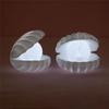 Pearl Shell Night Light Exquisite Pearl Shell Night Light Hand Made DIY Crafts Gift Home Decoration White