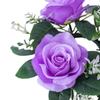 Candle Rings Wreaths Decorative 9inch Artificial Floral Flower Garland for Christmas Tabletop Wedding Thanksgiving