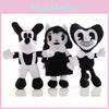 Doll Figure Plush Toy Black White Alice Boris Toy Gift