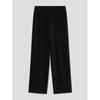 Corduroy Elastic Pants Black