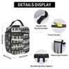 Abstract Piano Keys With Musical Notes Insulated Lunch Bag for Women Office Cooler Thermal Food Box Tote Lunch Boxes Container