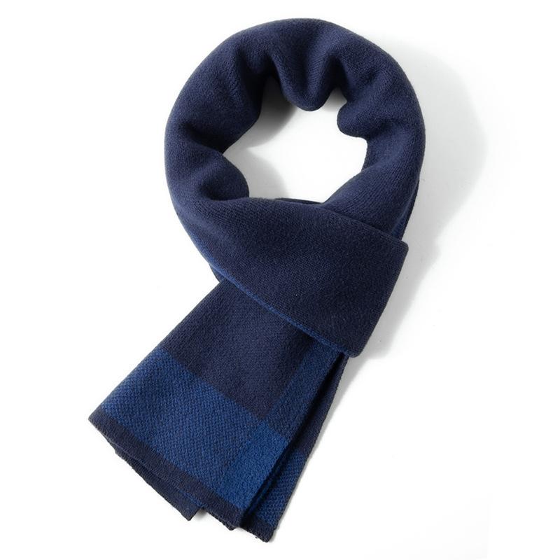 New product launch autumn and winter cashmere small scarf women's fashion small wide plaid versatile shawl warm scarf can be