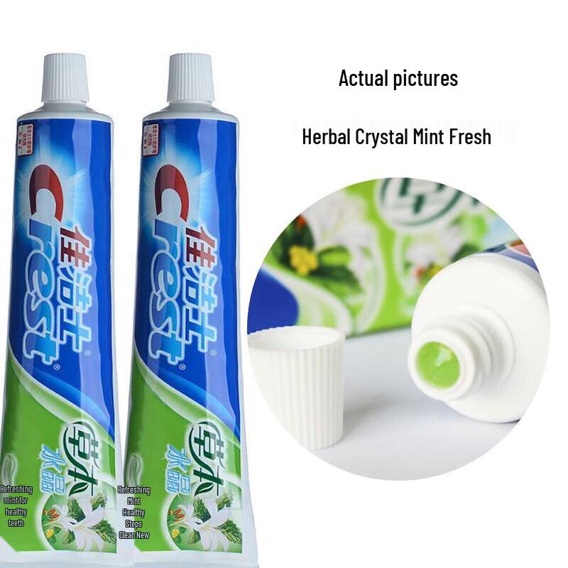 

Crest Herbal Crystal Toothpaste Family Pack
