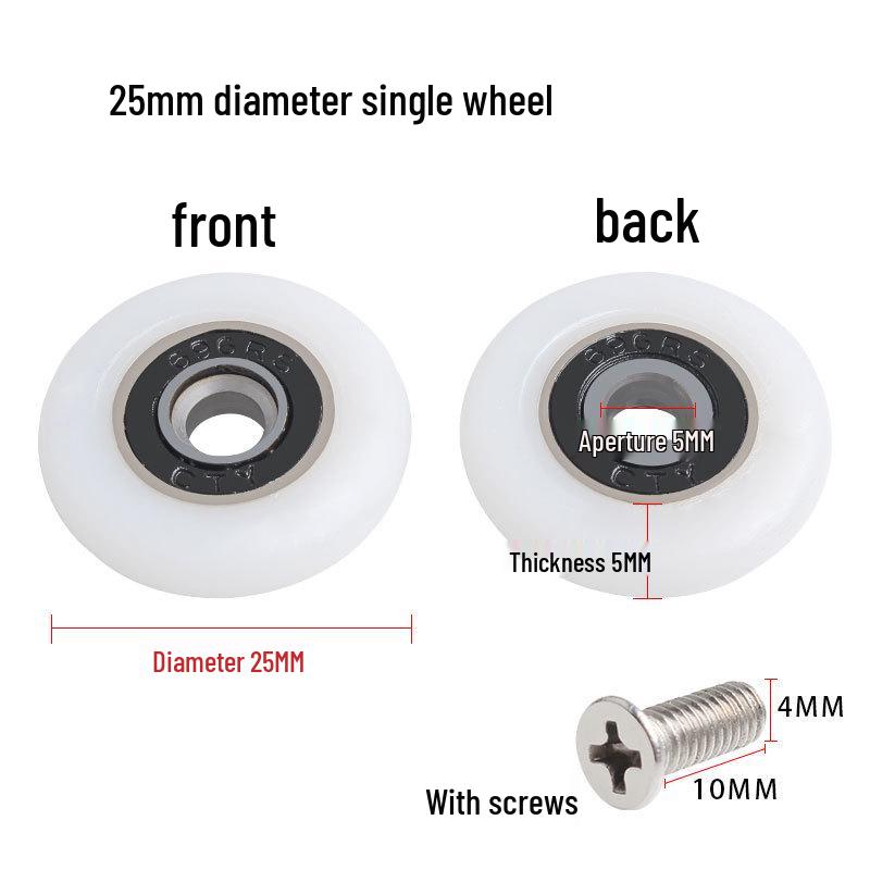 Single Wheel Glass Sliding Door Pulley for Shower Room