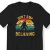 26 igFoot Hemd Für Männer Und Frauen T-Shirt Don&039;t Stop Believing Lustiges Vintage T-Shirt für Damen und Herren