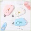 Mini Pocket Cloud Art Utility Knife Box Knife Paper Cutter Craft Wrapping Refillable Blade Stationery