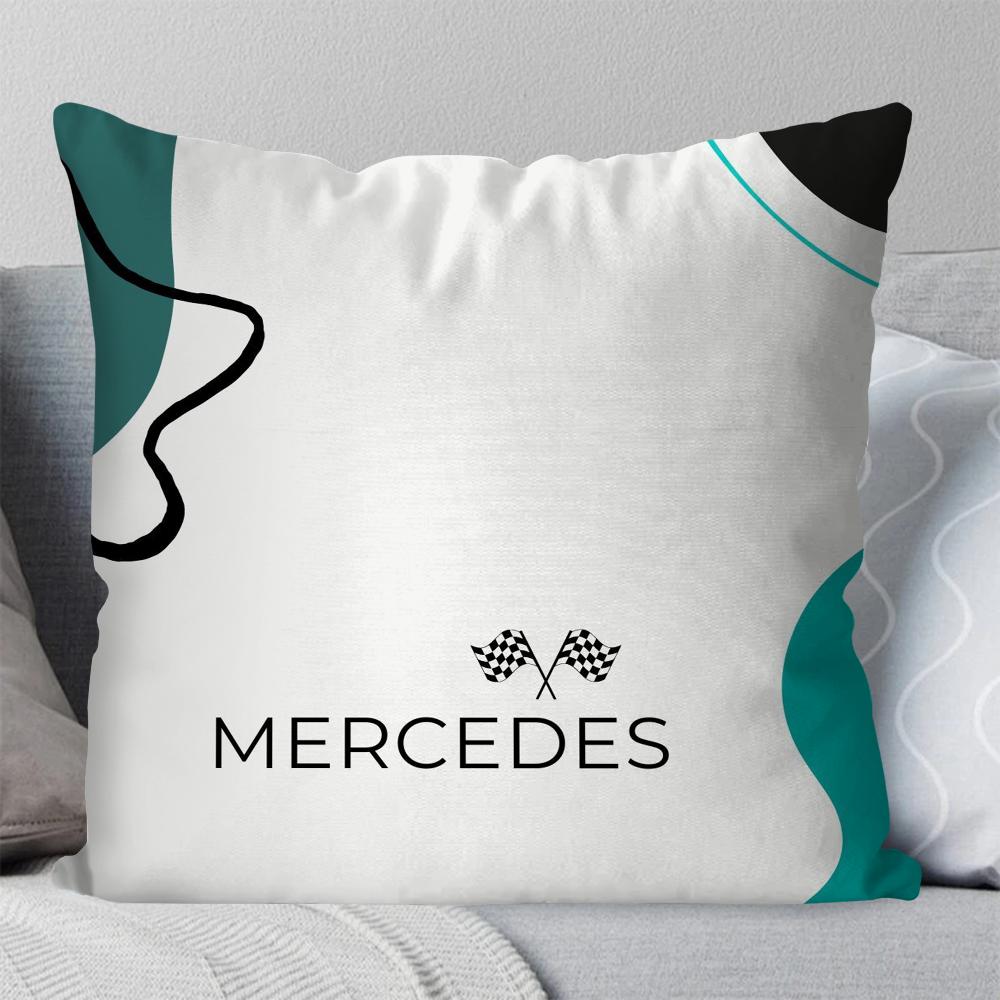 Fashion Brand Model M-Mclaren F1 Pillow Case Square Pillow Bedroom Sofa Leisure Comfort CushionLiving Room Home Decoration 40X40