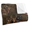 JQ Licensing Cf-Jp Silky American Flag Deer Supersoft Blanket