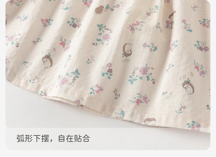 Davidella girls' floral shirt spring outfit new children's stylish top baby pure cotton shirt