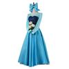 [mrcos] Mermaid Princess Cosplay Costume Dress, Princess Dress, Perfect for Young Ladies, Christmas, Halloween, Adult Size XL