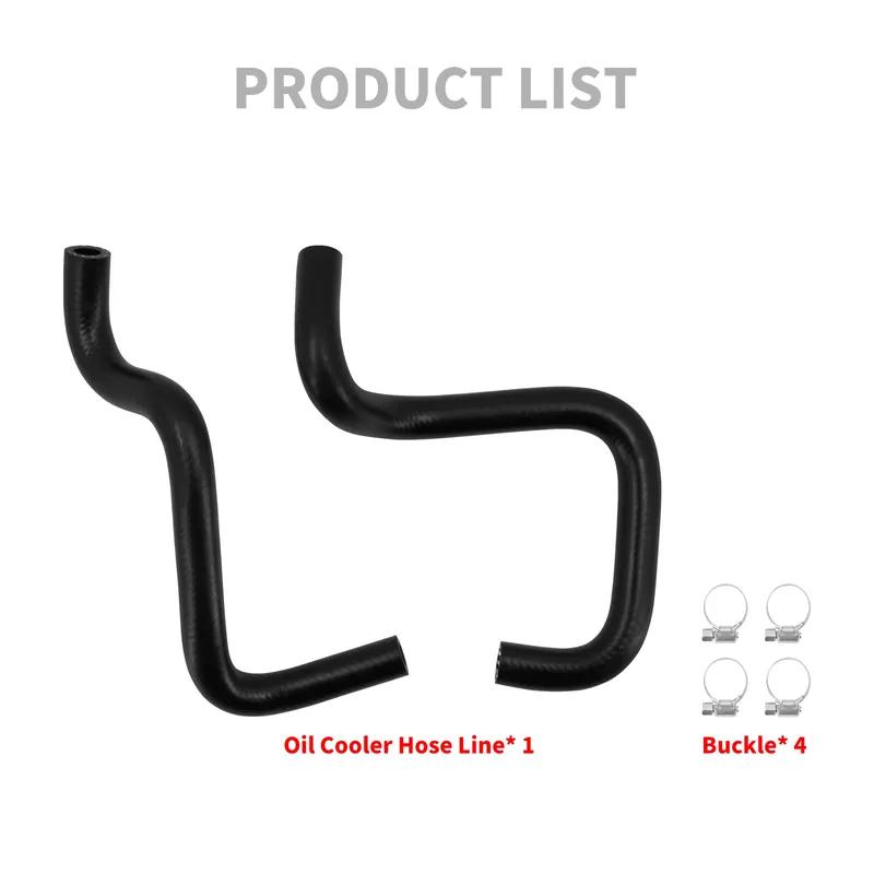 Motorcycle Oil Cooler Hose Line Rubber Oil Drain Tube For Harley Touring Road King Electra Street Glide Ultra Tri FLTRX 2011-16