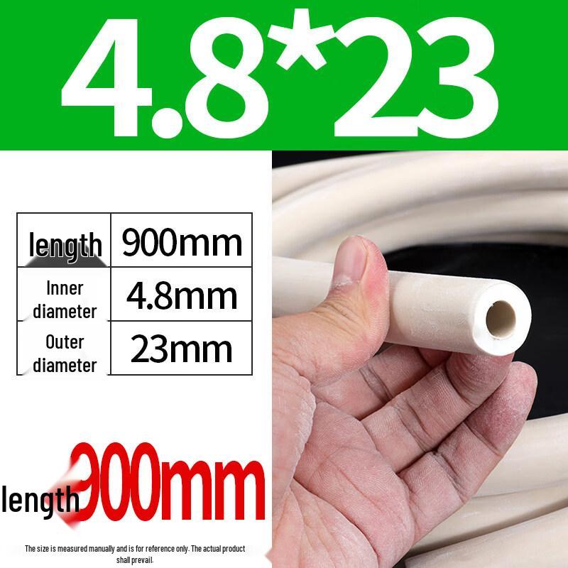 Laboratory White Vacuum Rubber Tube