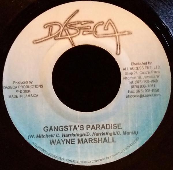 

7-дюймовая пластинка WAYNE MARSHALL / JAGWA - Gangsta s Paradise / Mek Gal Bawl НИКАКОЙ Daseca 2004 Ямайка Регги, Ска и Даб Б/У