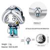 Charm Bead Components Bead Component Copper Metal Little Girl In Hijab Dangle Compatible With Bangle Bracelet High Quality Fine Jewelry Necklace Do