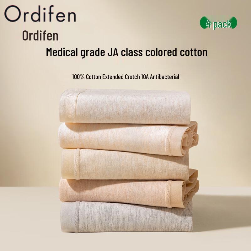 

Odifen Women s Mid-Waist Antibacterial Cotton Briefs M