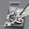 6 Pieces/Set Professional Pencil Black White Charcoal Pencils Charcoal Pen Sketch Pencil  Drawing