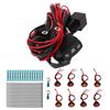 UTV Turn Signal Rocker Switch ATV Street Legal Lighting Kit Turn Signal Flasher Relay Harness Replacement for Polaris